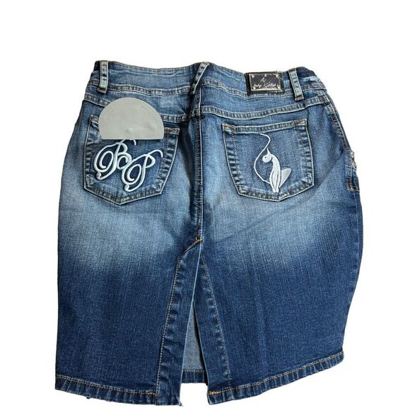 Vintage Y2K Baby Phat Denim Skirt - Picture 1 of 12